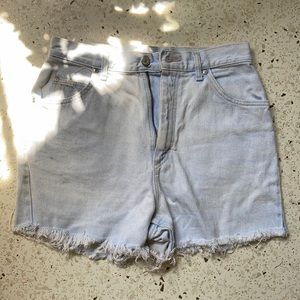 Vintage high waist lee denim cutoff shorts